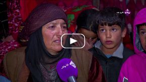 معاناة المرأة اللاجئة على الحدود